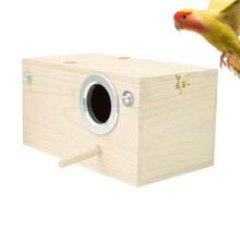 Wellensittich nesting box  wooden house for parrots and small birds
