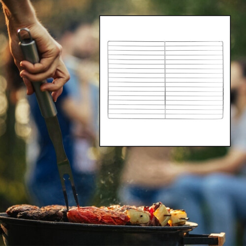 EasyCleanBarbecueMesh, Ανοξείδωτη Σχάρα Γκριλ 30x45cm, Εξωτερική BBQΓκριλ Αξεσουάρ για την 1