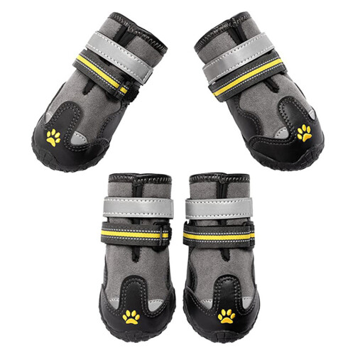 Bottes imperméables et anti-boue pour chiens, 4 pièces,-2