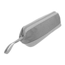 Hair Dryer Storage Bag PU Material Light Grey Travel Case Hair Accessories Storage Bag