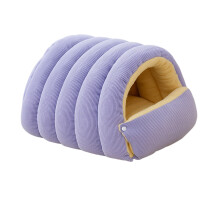 Stress Relief Enclosed Cats Bed-Medium size Light purple