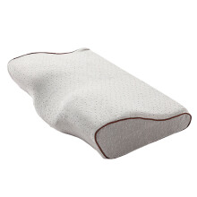 Oreiller portable en mousse à mémoire de forme avec gel rafraîchissant, oreiller orthopédique à rebond lent en tissu respirant pour la