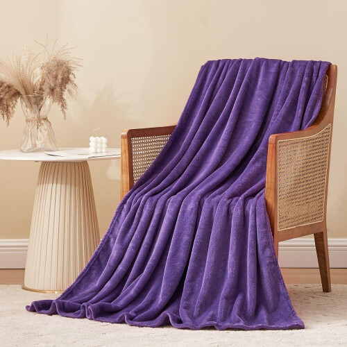 Κουβέρτα από μικροΐνες fleece, εξαιρετικά απαλή ζεστή κουβέρτα για χρήση όλες τις 1