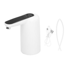 Automatische waterdispenser voor waterkannen, USB-oplaadbare waterpomp met snelle doseersnelheid voor flessen van 2 tot 5 gallon (ca. 7,5 tot 19