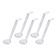 5Pcs Clear Plastic Gravy Ladles Multipurpose Kitchen Utensils-S