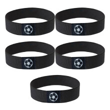 5Pcs Soccer Cleat Anti Slip Guards-Adult football black