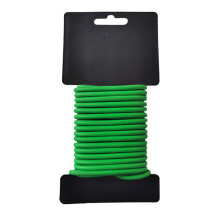 Suporte de jardim em cores mescladas de forma ecológica, material TPR durável e resistente, com arame flexível e reforçado para fácil corte e
