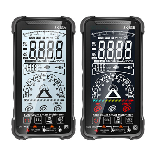 High Precisions Digital Multimeter with Large LCD Display-SK83B 1