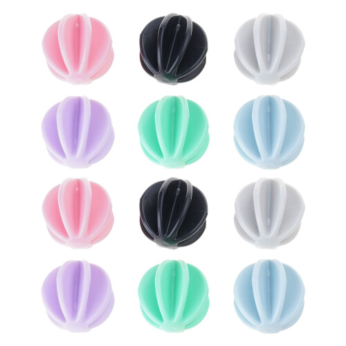 6Pcs Multicolored Protein Shaker Balls for Smooth Mixing-Black 2