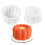 Silicone Mousse Cake Molds Flower Petal Shape Chocolate-White 1