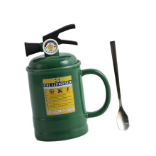 Stable Fire Extinguishers Themed Coffee Mug 450ml-Green