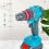 Electric Drill Angles Grinder 21V Battery Builtin LED Light 4