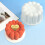 Silicone Mousse Cake Molds Flower Petal Shape Chocolate-White 7