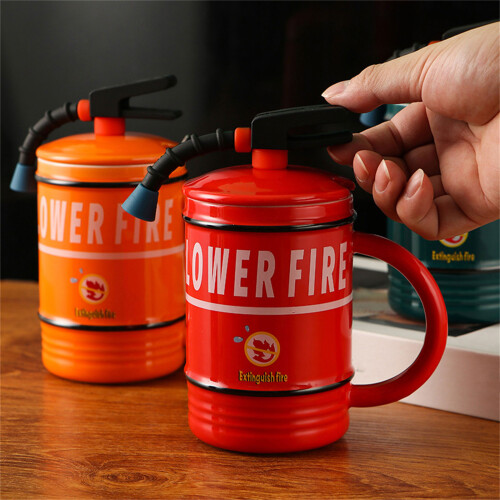 Stable Fire Extinguishers Themed Coffee Mug 450ml-Green 2