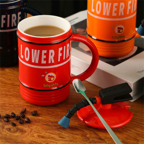 Stable Fire Extinguishers Themed Coffee Mug 450ml-Green 1