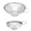 Hangable Design Stainless Steel Funnel, Solid Filtering Wide Mouth Jars Tool with Rust Resistant Liquid Transfer Function, Dishwasher Safe Kitchen Ess 2
