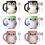 Decorative Penguins Theme Ice Cream-Pink white with 2 spoons 3