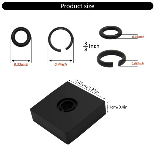 Essential 3/8Inch Socket Impact Wrench Retaining Rings-1 2