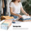 Fabric Storage Boxes Stackable Organizer With Transparent Lid For Clothes Wardrobe And Laundry Organization 2