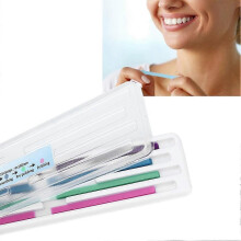 Tooth Sandpaper, 60 Pcs/Pack Dental Sanding Strips Teeth Polishing Finishing Gloss Contouring Tools Kit Resistant Deep Cleaning Oral Hygiene, Care Aid