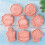 8Pcs Moon Castles Pattern Cookie Cutters Pressable Biscuits Mold 7