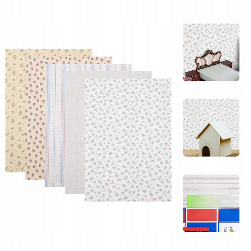 Doll House Wallpaper Stickers 5 Sheets 2