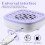 Mini Manicure Dust Absorber Energy Saving Motor Easy Clean-Pink 7