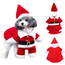 Magiska julstunder, tomtehundkostym för perfekt present, justerbar passform i varma, moderiktiga looks, mjukt och bekvämt material