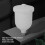 Replacement cup for Devilbiss spray gun - 600ml pot for GTI & Tekna Pro 3