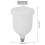 Replacement cup for Devilbiss spray gun - 600ml pot for GTI & Tekna Pro 4