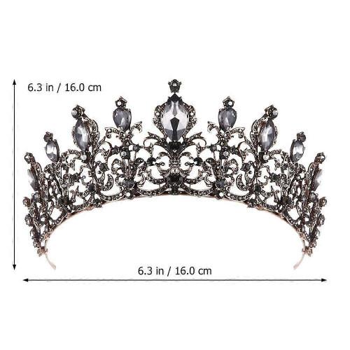 Gothic Crown, Black Crown, Queen Crown, Wedding Crown 1