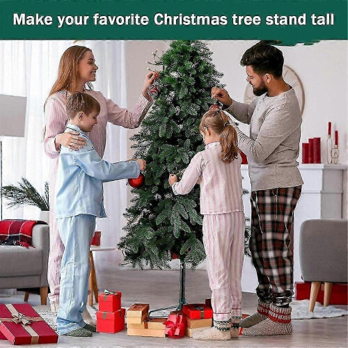 Artificial Christmas Tree Height Extender, Sturdy Metal Tree Riser With 3 Fixing Screws, Adjustable 2