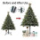 Artificial Christmas Tree Height Extender, Sturdy Metal Tree Riser With 3 Fixing Screws, Adjustable 4