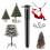 Artificial Christmas Tree Height Extender, Sturdy Metal Tree Riser With 3 Fixing Screws, Adjustable 2