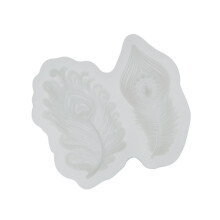Flexible Silicone Peacocks Feathered Molds For Chocolate Candle
