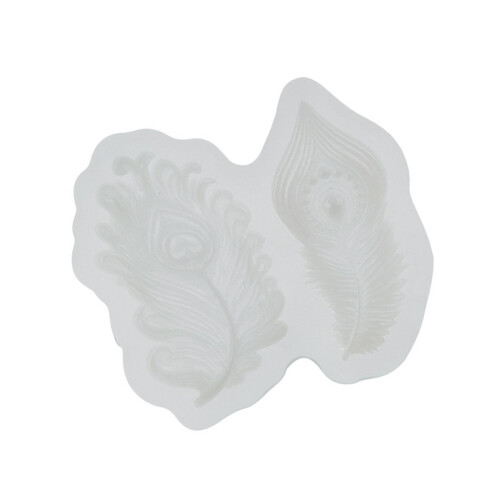 Flexible Silicone Peacocks Feathered Molds For Chocolate Candle