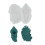 Flexible Silicone Peacocks Feathered Molds For Chocolate Candle 3