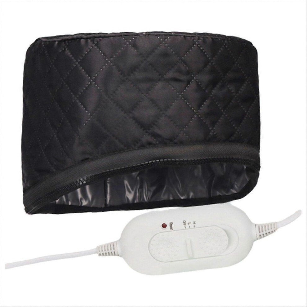 Portable Electric Thermal Hat 3-Level Heat Electric Hair Cap Hair Steaming Cap for Salon Hair Care US Plug