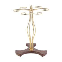 Vertical Wine Glass Storage Solution For Dining Room 6-Gold