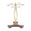 Vertical Wine Glass Storage Solution For Dining Room 6-Gold 1