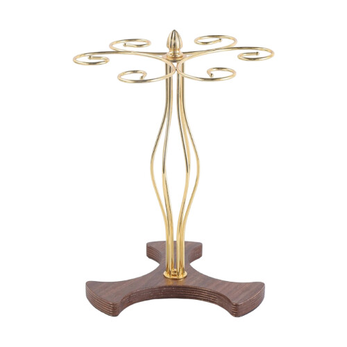 Vertical Wine Glass Storage Solution For Dining Room 6-Gold