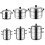 Multi Purpose Steamer Pot with Steam Rack-30cm Double layer 2