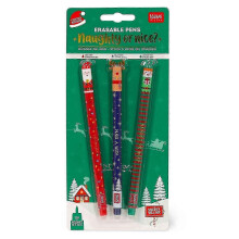 Legami Christmas set with 3 erasable gel pens
