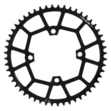 Mountain Bike 104BCD Gear Disc 52T 104mm Aluminum Alloy Mountain Bike Tooth Disc Chainring Positive Negative Chainrings Black