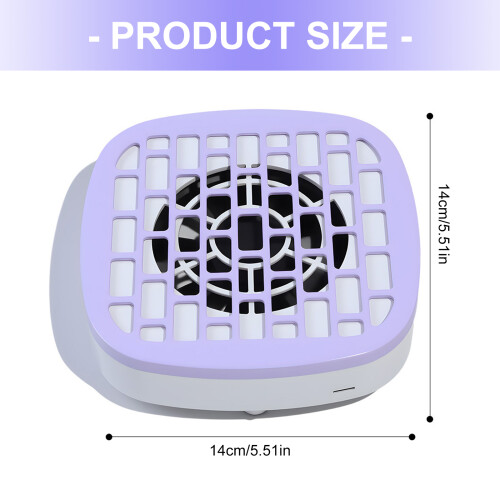 Dust Free Nail Art Tool Abs Material Quiet Operation-Purple 2