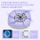 Dust Free Nail Art Tool Abs Material Quiet Operation-Purple 6