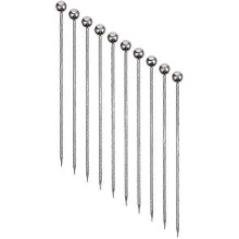 50 Pieces Stainless Steel Cocktail Picks Metal Martini Picks 4.3 Inch YRL hwy