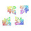 Window Stickers Diamond Shape Decals Rainbow Prisma PVC Material For Home Decor 1