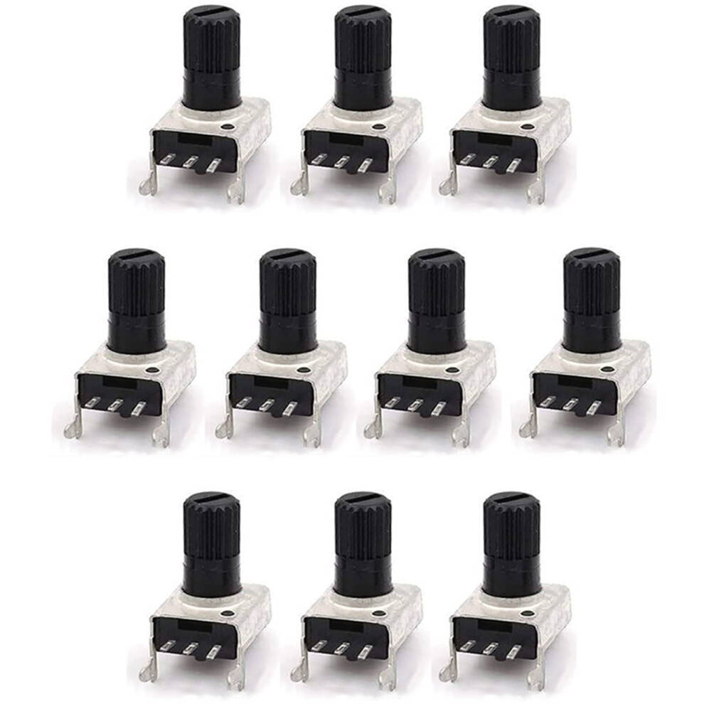 100 Pieces Rv09 Horizontal Potentiometer Kit 1K 2K 5K 10K 20K 50K 100K 200K 500K 0932 Diy Adjustable Resistance Sealing Switch (Size : 50K Ohm) 9105992784974