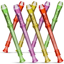 Pack of 8 Plastic Woodwind Instruments Only Chinese Musical Instrument Made of Plastic Clarinet Recorder Case